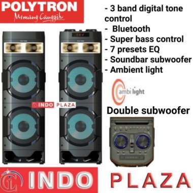 SPEAKER POLYTRON PAS-10DF22 10 Inch DOUBLE SUBWOOFER