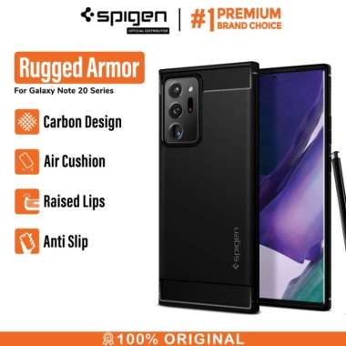 CASE GALAXY NOTE 20/ULTRA SPIGEN RUGGED ARMOR SILICONE CASING Note 20 Ultra