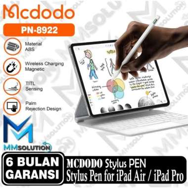 MCDODO Stylus S Pen iPad Pencil Apple Palm Rejection Stylus for iPad Series & Android PEN PN-8922 Di