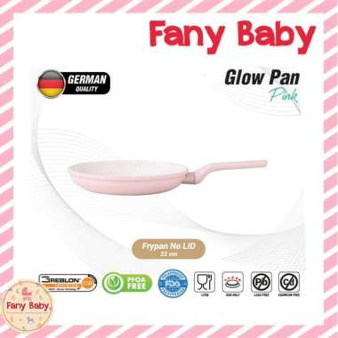 STEIN COOKWARE GLOW PAN FRYPAN 22CM PINK