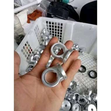 ( 2Pcs ) Anting shock Belakang / Pangkon Shock Belakang Motor Bebek drat 12 / drat 14 drat 12