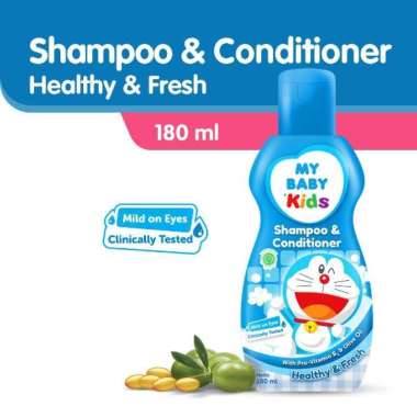 Promo - My Baby Kids Shampoo & Conditioner Blue 180 mL
