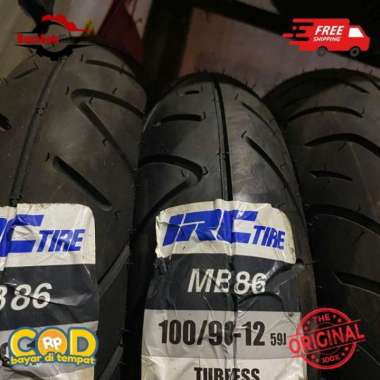 IRC BAN LUAR TUBELESS 100/90-12 BAN DEPAN FREEGO SCOOPY RING 12