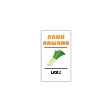 KIMSHOP Label Stiker Bumbu Dapur Vynil Sticker Warna Botol Rempah Aesthetic Waterproof Tahan Air DAU