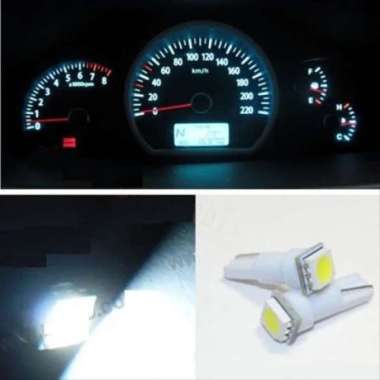 Lampu LED T5 - Lampu T5 LED Panel AC, Speedometer Dashboard Mobil Motor T5 Putih
