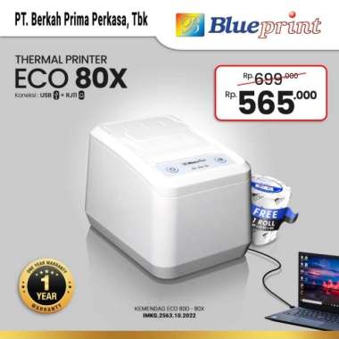 Printer Thermal Dekstop 80 mm BLUEPRINT ECO80X USB