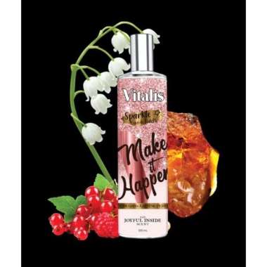 [ FREE BUBBLE WRAP] vitalis eau de toilette sparkle 100ml || vitalis edt sparkle 100ml Make it happe