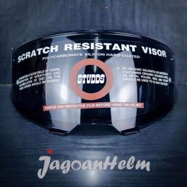 VISOR HELM STUDDS TROOPER | IRIDIUM | KACA PIN Ready - TINTED