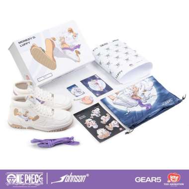SEPATU SNEAKERS JOHNSON X ONE PIECE HIGHCUT (HC) - LUFFY GEAR 5 44