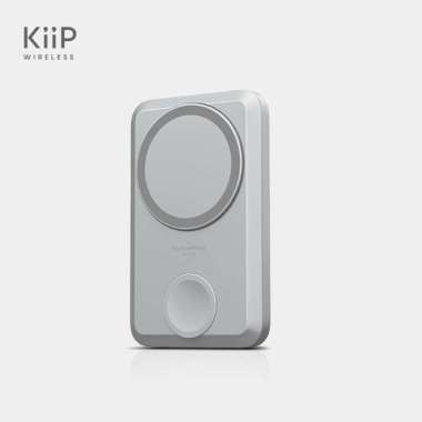 KIIP WIRELESS EW31 2IN1 POWER BANK WIRELESS MAGNETIC POWERBANK IWATCH 10000 MAH TYPE C PD FAST CHARG