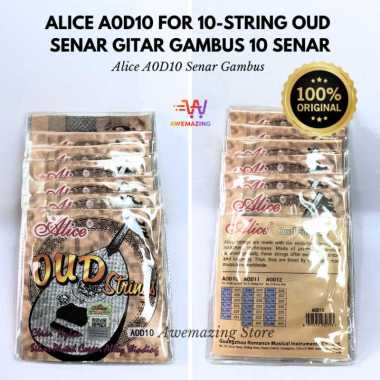 Alice AOD10 Senar Gitar Gambus Oud Strings Set Isi 10 String