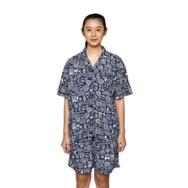 EIGER WS KAUWELA PRINTED SHIRT XXL Blue