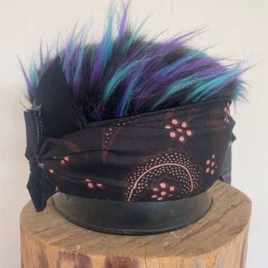 Blangkon Sunda 2024/Topi Udeng Rambut Palsu Motif Batik Terbaru/Iket Sunda Rambut/Udeng Jawa Bali Lu