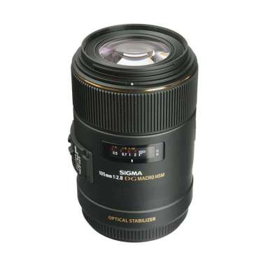 Sigma 105mm f/2.8 EX DG OS HSM Macro Lensa Kamera for Nikon