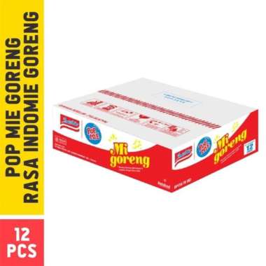 POP MIE GORENG RASA INDOMIE GORENG 1 DUS /12PCS POPMIE