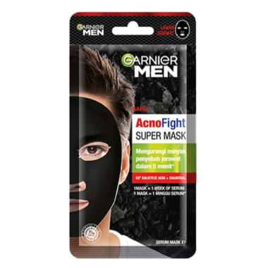 Garnier Men Acno Fight Mask Masker Wajah Pria