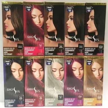 DIOSYS EE-ZY PERMANENT HAIR COLOR 100 mL & 45 mL| Hair Color | Pewarna Semir Rambut Dyosis 100 ML Ma