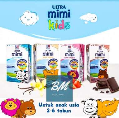 Promo Harga Ultra Mimi Susu UHT Vanila 125 ml - Blibli