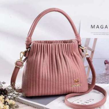 Tas Salempang Wanita Import Tas Handlebag Cewek Mode Korea Elegan Kasual Tas Tangan Hp Kecil Lucu Pi