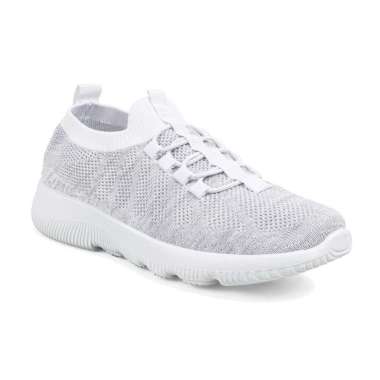 Dr. Kevin Sepatu Olahraga Sport Wanita Sneakers Rajut Tali 589-092 Putih 37