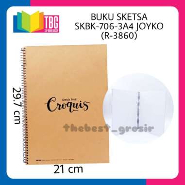 1 PCS BUKU SKETSA SKBK-706-3A4 JOYKO / BUKU SKETSA (R-3860)