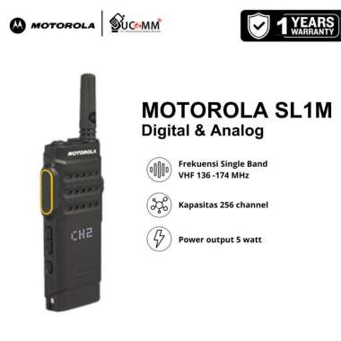 Motorola Slim Vhf 136-174 Mhz HT Digital Analog Original Garansi Resmi
