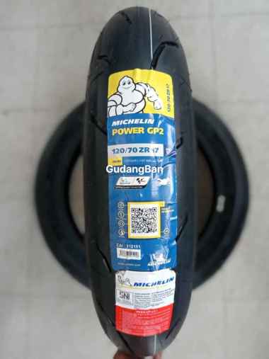 ( GP2R ) 120 / 70 - 17 MICHELIN Ban Motor RADIAL SPORT MOGE DEPAN TUBELESS FREE PENTIL