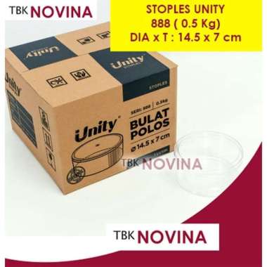 [ 1 LUSIN] STOPLES KUE TOPLES BULAT HARDTOP 584 / UNITY 888 UNITY 888 ( 1 LUSIN)