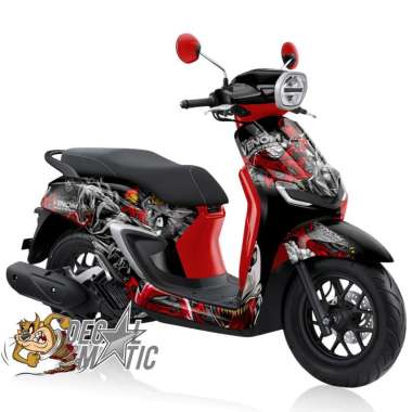 Decal Stylo 160 Full Body - Sticker full body wrap Variasi Skotlet full Honda Stilo 160 - Venom Doff