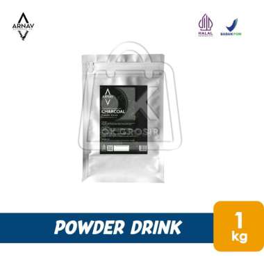 Bubuk Charcoal ARNAV Minuman Bubuk Rasa Arang Powder Drink (1kg)