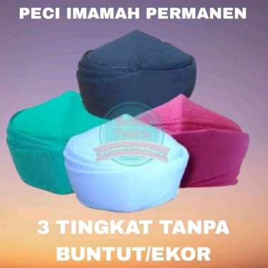 PECI IMAMAH PERMANEN 3 TINGKATAN TANPA EKOR/BUNTUT UNTUK ANAK - DEWASA | PECI IMAMAH | PECI HABIB |
