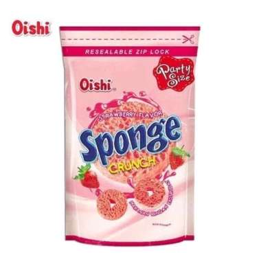 Oishi Sponge Crunch strawbery 110gr