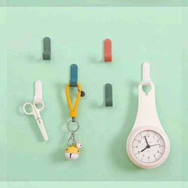 (4pcs) AGTG710 Gantungan Tempel Dinding Hook J / Hook Tempel Dinding Gantungan Baju / Cantolan Baju 