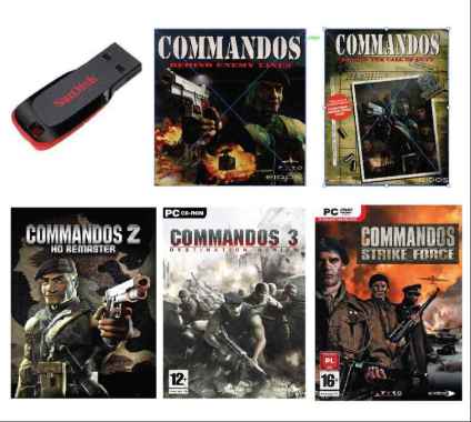 Flashdisk Commandos Game Collection [GAME PC LAPTOP]