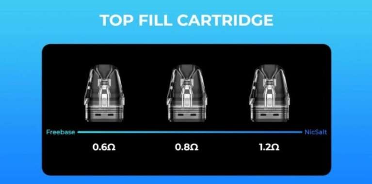 SATUAN Cartridge Oxva Xlim V3 0.8 Ohm Top Fill Catridge Replacement 0.8 2ml