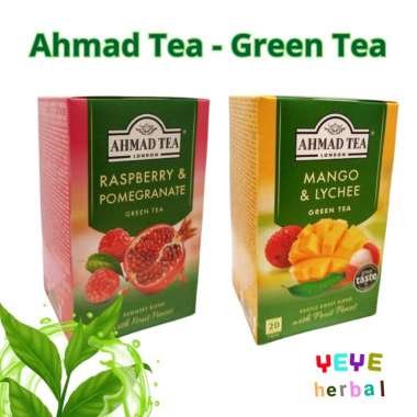 Ahmad Tea - Green Tea Teh Celup Raspberry and Pomegranate