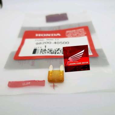 9820040500 FUSE MINI 5A SIKERING SIKRING SEKERING TANCAP KECIL 5 A AMPERE AMPER BEAT SCOOPY PCX CB15