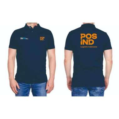 Kaos Polo Shirt Baju Kerah Distro POS INDONESIA LOGISTIK BUMN polos XXL WARNA LAiN