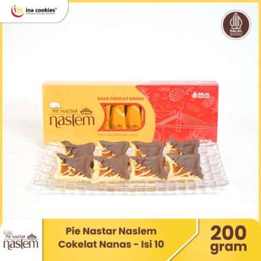 Pie Nastar Naslem Coklat Nanas Isi 10 pcs Oleh-Oleh Bandung by Ina Cookies