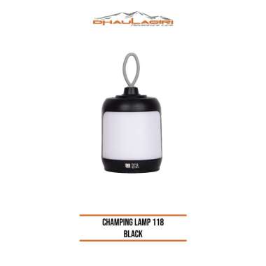 Dhaulagiri Camping Lamp 118 / Lampu Camping Praktis dan Ringan Black
