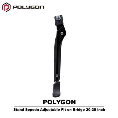 POLYGON STAND SEPEDA ADJUSTABLE FIT ON BRIDGE 20-28 INCH STANDAR TENGAH SEPEDA