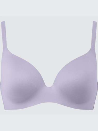 UNIQLO WIRELESS BRA WANITA TANPA KAWAT 3D HOLD 30/32 ABC PURPLE 71