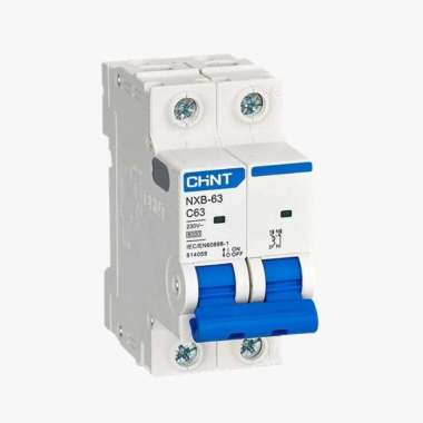 MCB CHINT NXB-63 2P (6kA) 1A, 2A, 4A, 6A, 10A, 16A, 20A, 25A, 32A, 40A, 50A, 63A 20A,Chint