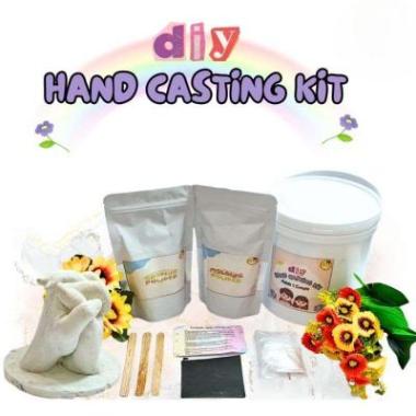 DIY Hand Casting Kit 1 Set Untuk Dewasa Dan Couple Cetakan Tangan Kaki Bayi Keluarga Couple / Adult