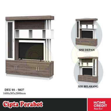 Divider Rak Sekat Ruangan Minimalis TV Stand Cantik