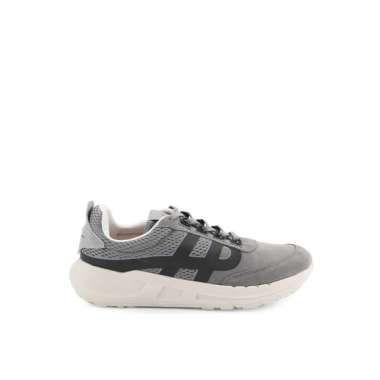 Hush Puppies Sneakers Pria Seventy8 Runner Charcoal Grey Textile 8 Charcoal Grey Textile