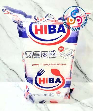 Hiba Thinwall Square 1000 ml isi 25 pcs