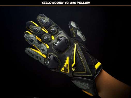 Sarung Tangan Yellow Corn YG-346 Yellow Riding Glove Yellowcorn Ori