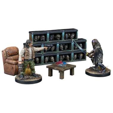 The Walking Dead The All Out War Trophy Room Expansion