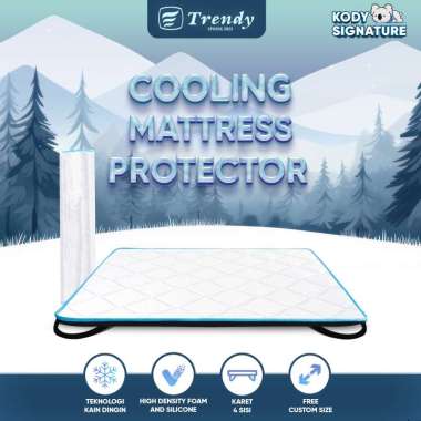 Kody Trendy Cooling Pad - Lapisan Pelindung Alas Kasur Kasur Dingin - Mattress Protector Roll Packed